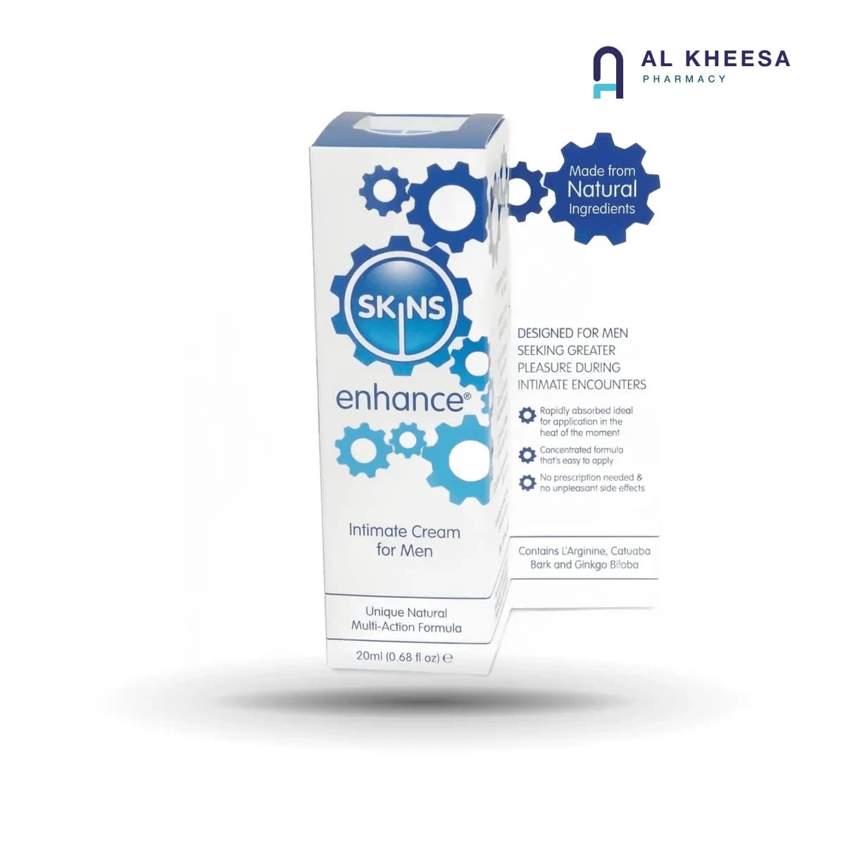 Skins Enhance Intimate Cream for Men 20ml – Targeted Comfort & Sensitivity Care
