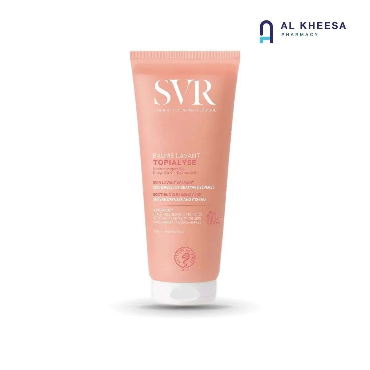 SVR Topialyse Baume Lavant 200ml – Soothing Cleansing Balm for Dry & Sensitive Skin