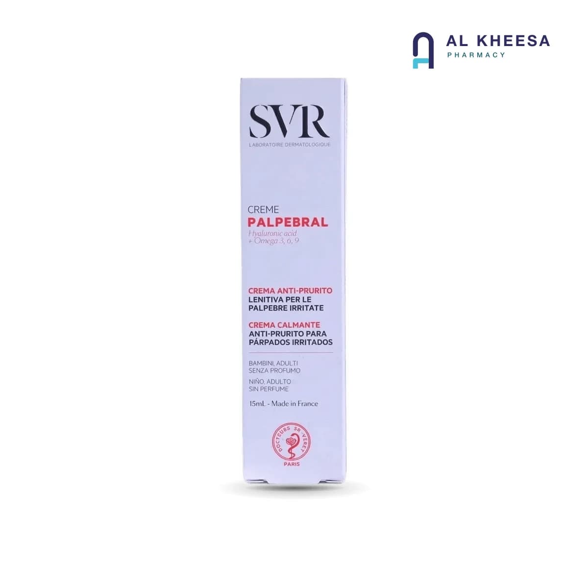 SVR Topialyse Palpebral Cream 15ml – Soothing Eye Cream for Sensitive & Irritated Eyelids