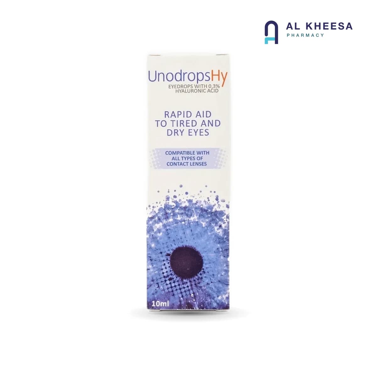 UnoDrops HY 0.3% Eye Drops 10ml – Preservative-Free Hyaluronic Acid Lubricating Drops