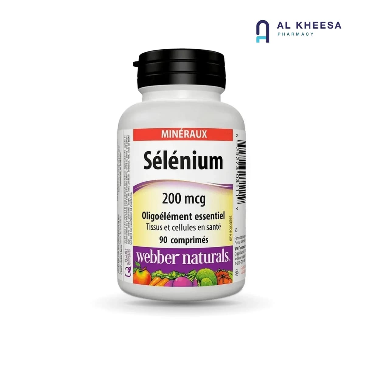 Webber Natural Selenium 200mcg Tablets – 90 Tablets | Antioxidant & Immune Support Supplement