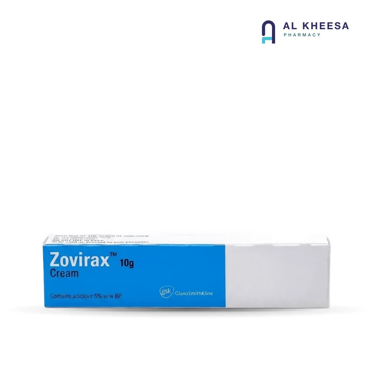 Zovirax Cream 10 g – Acyclovir Antiviral Cream for Cold Sores & Herpes Simplex