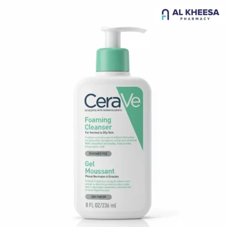 CeraVe Foaming Cleanser for Normal to Oily Skin – 236ml