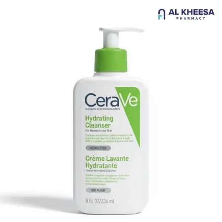 CeraVe Hydrating Cleanser 236ml – Gentle Face & Body Wash for Normal to Dry Skin