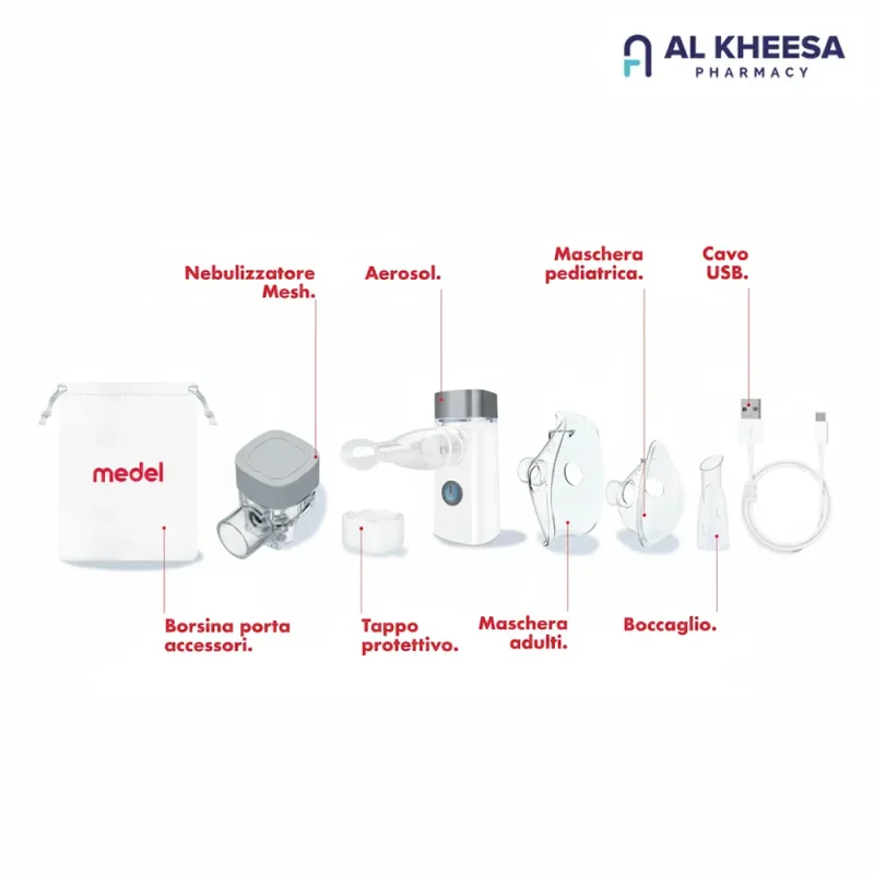 Medel Medical Portable Nebulizer – Compact & Efficient Respiratory Therapy Device - Image 4