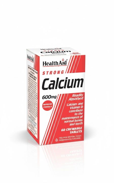 Health  Aid Strong Calcium 600 mg Tablets – Bone Health Support – 60 Tablets