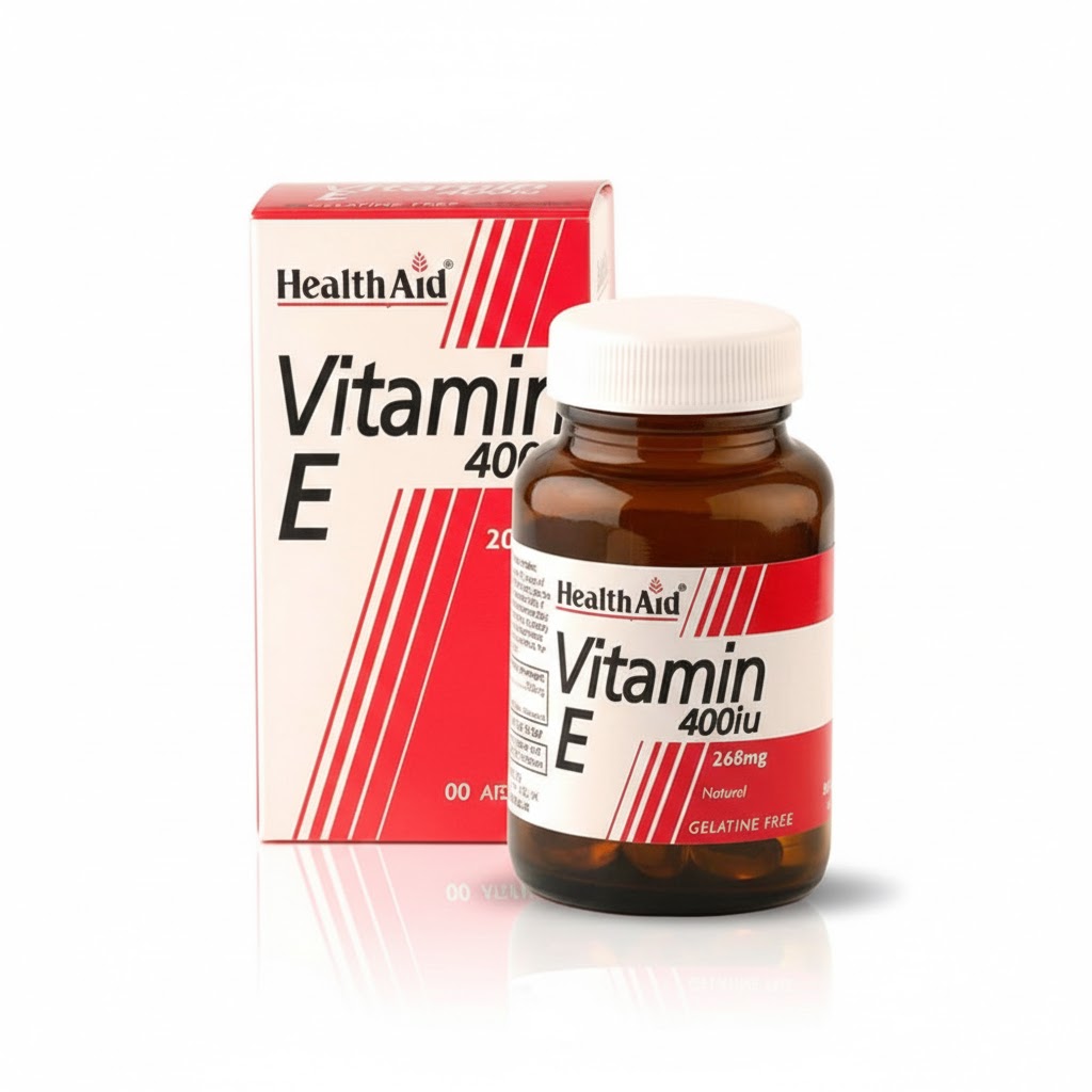 Health Aid Vitamin E 400 I.U. Softgel Capsules – Antioxidant Support – 30 Capsules
