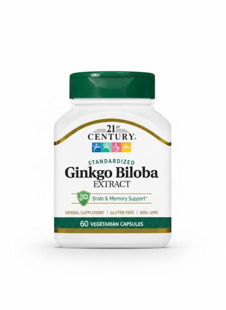 21 Century  Ginkgo Biloba – 60 Capsules