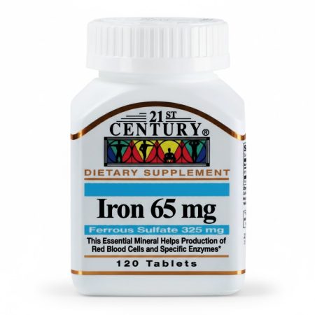 21 Century Iron 65 mg – 100 Tablets