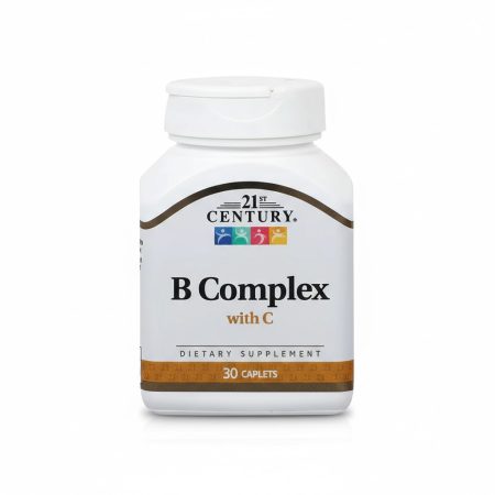 21st Century B-Complex with Vitamin C Tablets – Energy & Immune Support, 30 Tablets