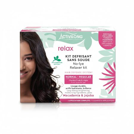 Activilong Actigloss Nourish No-Lye Relaxer Kit Regular/Normal – Macadamia & Jojoba Oils
