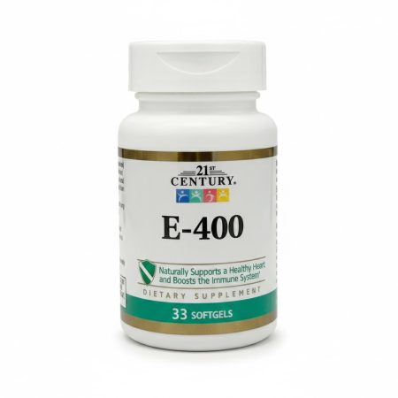 21 Century Vitamin E 400 IU – 33 Softgels
