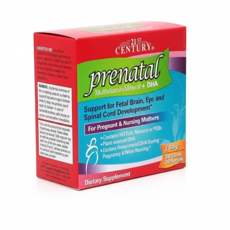 21 Century Prenatal + DHA – 60 + 60 Tablets