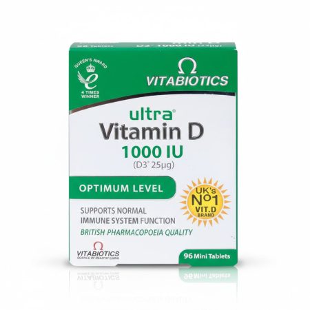 Ultra Vit-D3 1000 IU Tablets 96’s – Daily Vitamin D Supplement for Bone & Immune Health