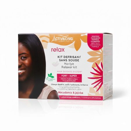 Activilong Actigloss Nourish No-Lye Relaxer Kit Super Fort – Macadamia & Jojoba Oils