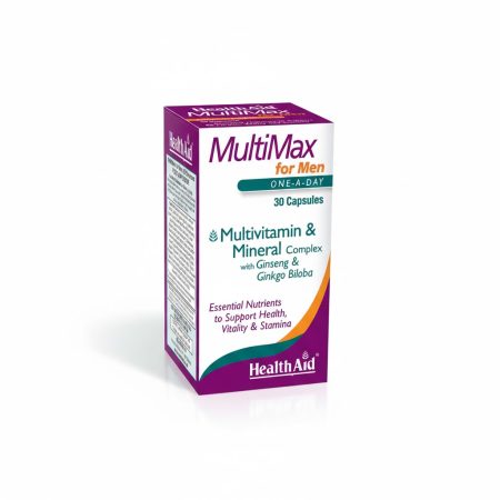 Health Aid Multimax Men’s Multivitamin Capsules – 30 Count
