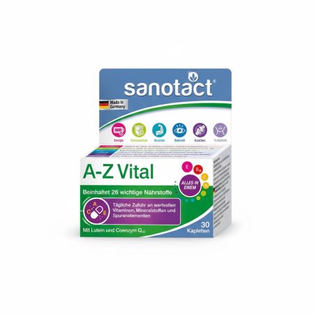Sanotact A-Z Vital Capsules 100’s – Complete Multivitamin & Mineral Supplement