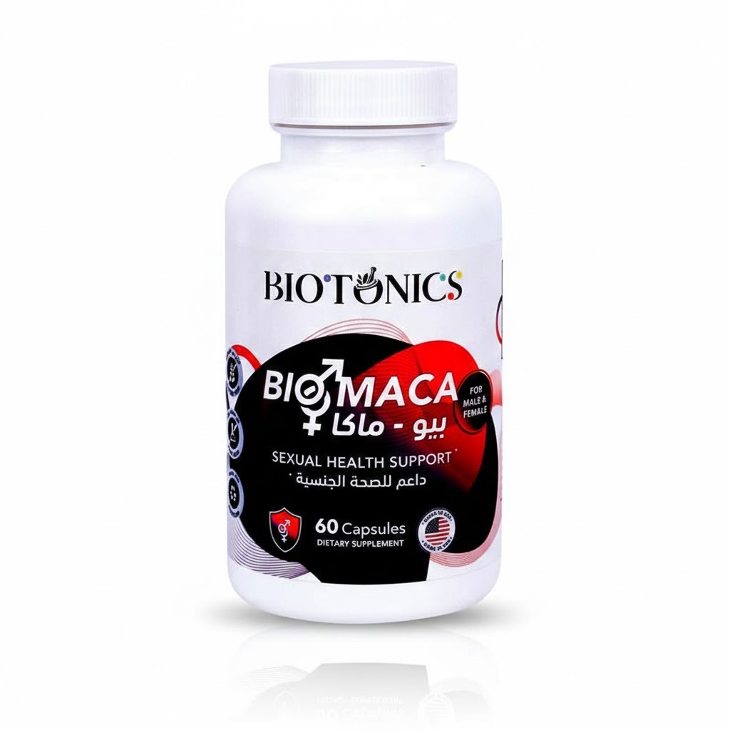 Biotonics Bio-Maca 60 Capsules – Natural Energy, Vitality & Wellness Support
