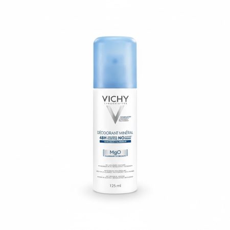 Vichy Deo Mineral 48H Spray – Anti-Perspirant for Sensitive Skin, 125ml (Blue Cap)