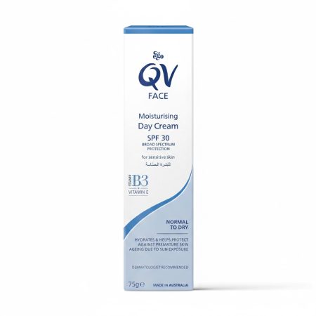 Ego QV Face Day Cream SPF 30 – Daily Moisturizing Protection for Sensitive Skin 75g