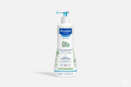 Mustela Gentle Cleansing Gel Hair & Body 500ml – Tear-Free Daily Wash for Baby & Child
