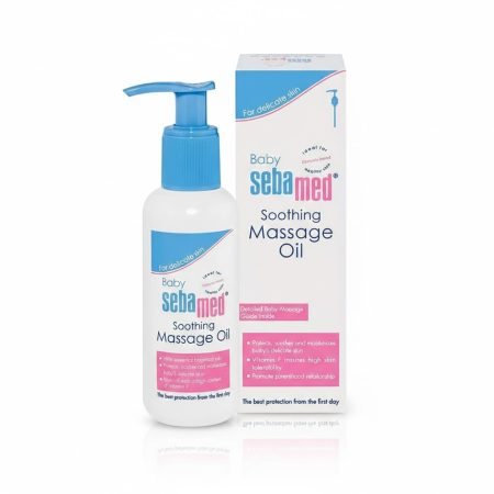 Sebamed Baby Massage Oil with Pump 150ml – Gentle pH 5.5 Nourishing Baby Oil