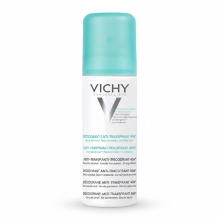 Vichy Anti-Transpirant Deo Spray 48H – Sensitive Skin, 125ml (Green Cap)