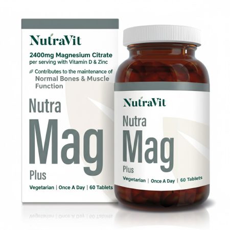 Nutra Mag Plus Magnesium Supplement Tablets – 60 Count