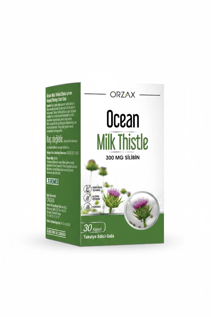 Orzax Milk Thistle Tablets for Liver Health – 30 Tablets