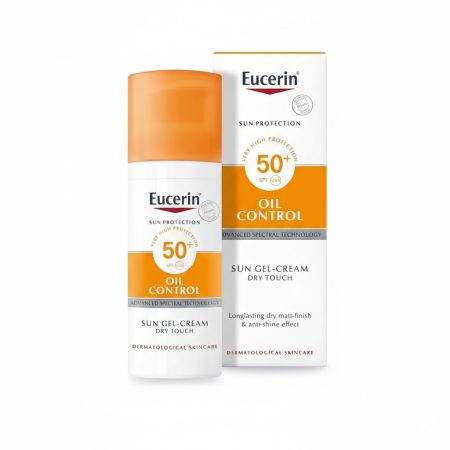 Eucerin Sun Oil Control Dry Touch SPF 50+ 50ml – Mattifying Face Sunscreen for Oily & Acne-Prone Skin