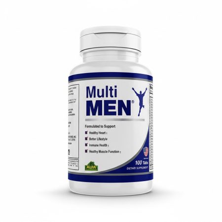 Alfa MultiMen Super Potent Multivitamin & Mineral Supplement Tablets – 100 Count