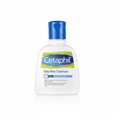 Cetaphil Oily Skin Cleanser for Face & Body – 125ml | Gentle Daily Cleanser