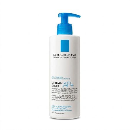 La Roche-Posay Lipikar Syndet Cream Wash 400ml – Gentle Cleansing Body Wash for Dry & Sensitive Skin