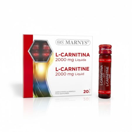 Marnys L-Carnitine Oral Vials – 20 Liquid Ampoules for Energy & Metabolism Support