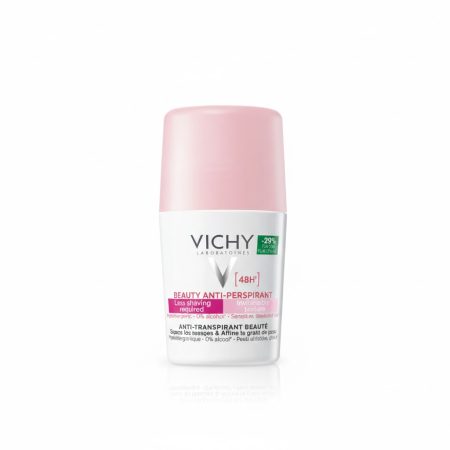 Vichy Deo Roll-On Beauty 48H – Anti-Perspirant for Women, 50ml (Pink)