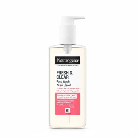 Neutrogena Fresh & Clear Facial Wash 200ml – Deep Cleansing Oil-Free Face Wash
