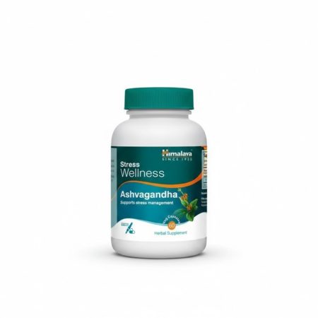Himalaya Ashwagandha 250 mg Capsules – Natural Stress Support Supplement (60 Capsules)