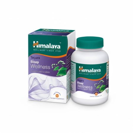 Himalaya Valerian (Tagara) Capsules for Relaxation & Sleep Support – 60 Capsules