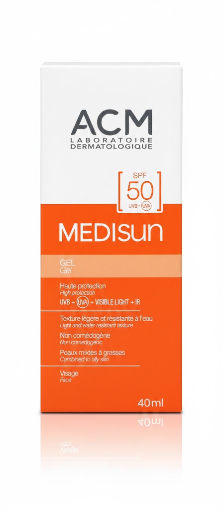 ACM Medisun Medisun Gel SPF50 – 40ml Lightweight Sun Protection for Sensitive Skin
