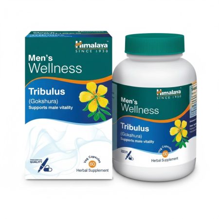 Himalaya Tribulus (Gokshura) Capsules for Vitality & Reproductive Health – 60 Capsules