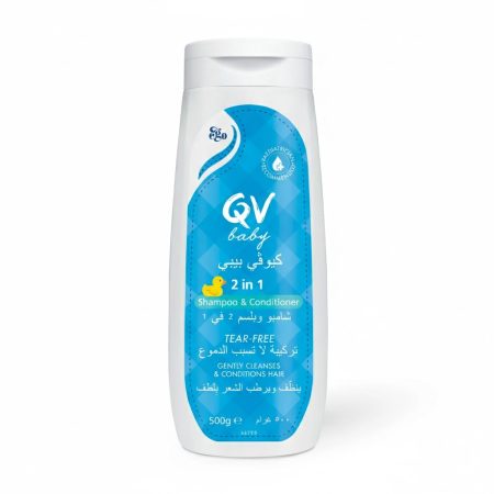Ego QV Baby 2-in-1 Shampoo & Conditioner 500ml – Gentle Hair Cleanser for Babies