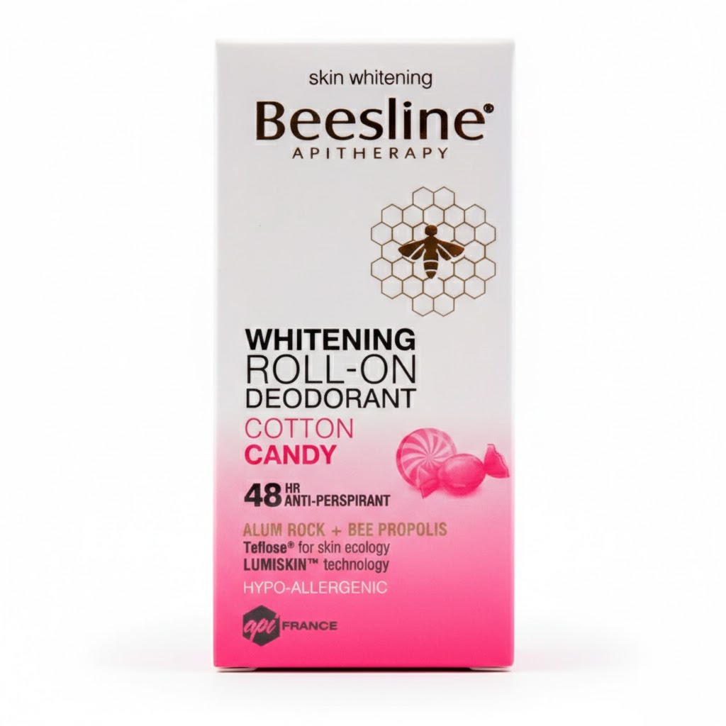 Beesline Whitening Deodorant – Cotton Candy Scent, 50 ml