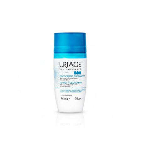 Uriage Power 3 Deodorant Roll-On – 50ml Long-Lasting Fresh Protection