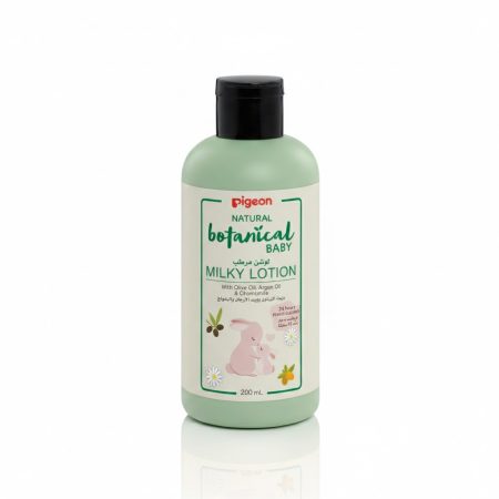 Pigeon Natural Botanical Milky Lotion 200ml – Gentle Moisturizing Care for Baby Skin
