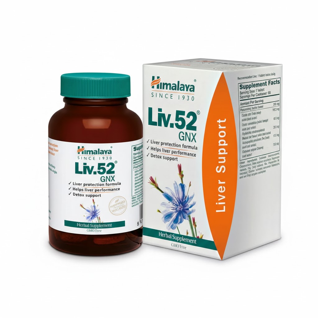 Himalaya Liv.52 GNX Tablets for Liver Health – 60 Tablets