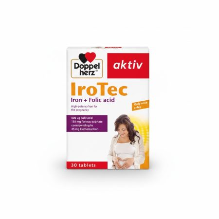 Doppelherz Aktiv Irotec Tablets (Iron + Folic Acid) – 30 Tablets
