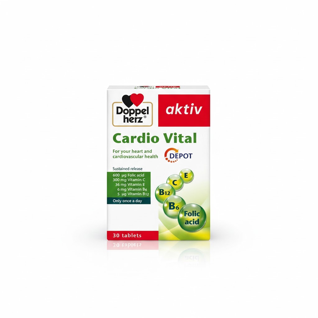 Doppelherz Aktiv Cardio Vital Tablets – 30 Tablets