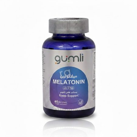 Gumli Melatonin 5mg Gummies 60’s – Sleep Support Supplement