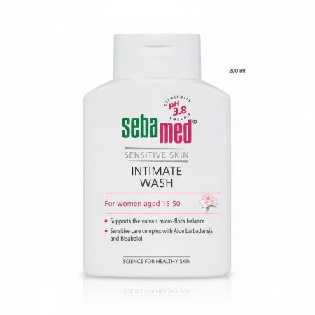 Sebamed Intimate Wash 15–50 Years with Pump 200ml – Gentle pH 3.8 Care for Sensitive Intimate Areas