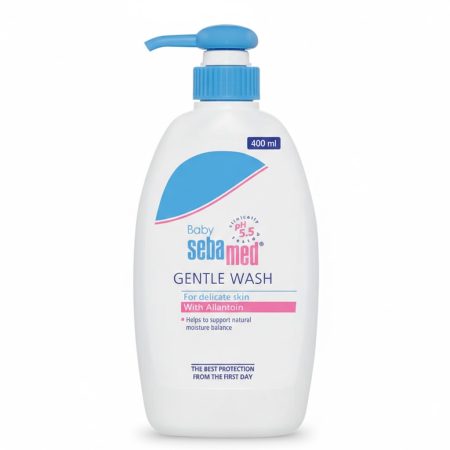 Sebamed Baby Gentle Wash with Pump 400ml – Mild pH 5.5 Cleanser for Sensitive Baby Skin